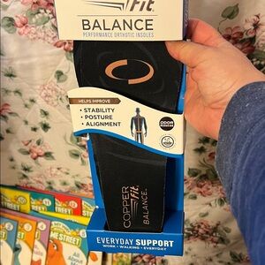 Balance Performance Orthotic Insoles - Black